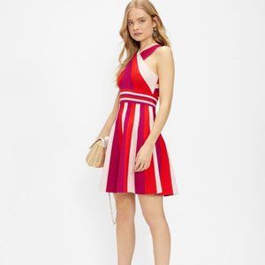 Ted Baker Metropolis Striped Knit Skater Dress